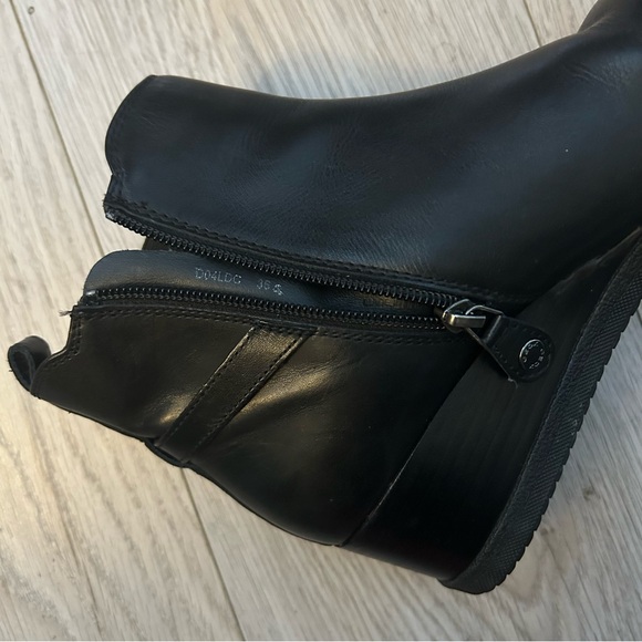 GEOX Black Genuine Leather Boots - Picture 11 of 14